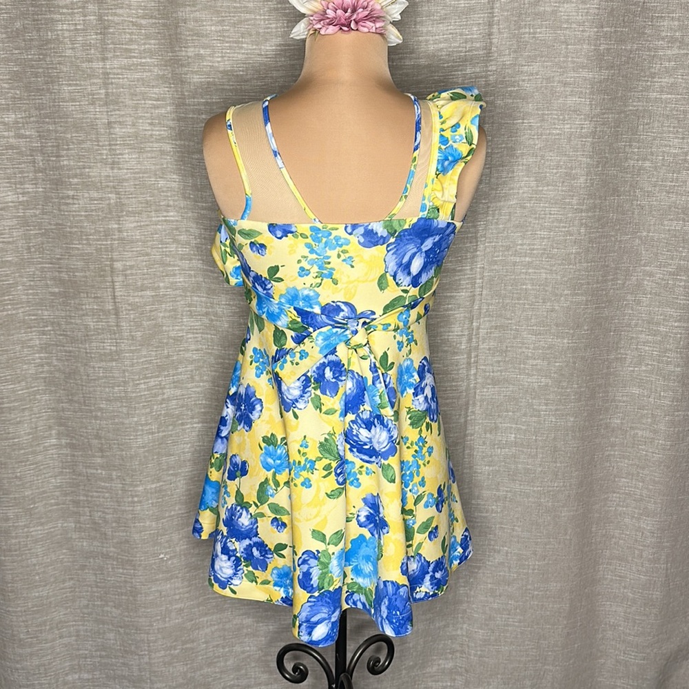 Bonnie Jean Youth Floral Summer Dress sz12 - Picture 3 of 5